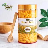 ราคา Natures King Royal Jelly 1000 mg นมผึ้งเนเจอร์คิงส์ เนเจอร์คิงส์ รอยัลเจลลี่ 365 Capsules (402356349)