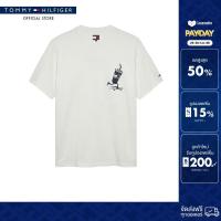 ราคา Tommy Hilfiger เสื้อยืด ผู้ชาย รุ่น DM0DM21830 YBL สีขาว ทรง Relaxed (24583370296)