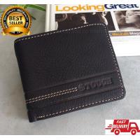 ราคา TOUGH กระเป๋าสตางค์หนังชามัวร์ หนังวัวแท้ 100 พร้อมกล่อง กระเป๋าตัง กระเป๋าสตางค์ผู้ชาย ใส่นามบัตร ทรงสั้น (615222232)