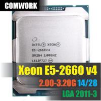 ราคา ซีพียู Intel XEON E5 2660 V4 LGA 2011 3 CPU PROCESSOR X99 C612 WORKSTATION SERVER DELL HP COMWORK (8988042692)