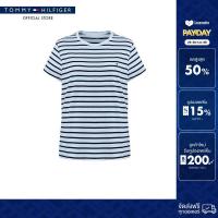 ราคา Special Collection Tommy Hilfiger เสื้อยืด ผู้หญิง รุ่น XW0XW05120 0FA สีน้ำเงิน (24623928632)
