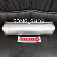 ราคา ท่อพักไอเสีย พักกลาง หม้อพัก NITTO สูตรเกียร์ M T เกียร์ธรรมดา เครื่องยนต์ดีเซล รู2 5นิ้ว หม้อ6นิ้ว ยาว 20 นิ้ว เหล็ก ใส้ตรง สูตรนุ่มเงียบ (6145008740)