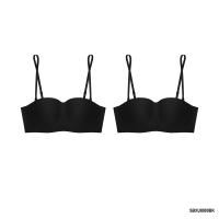 ราคา 1 แถม 1 Sabina เสื้อชั้นใน Invisible Wire ไม่มีโครง รุ่น Pretty Perfect รหัส SBXU8900 สีดำ (12518818235)