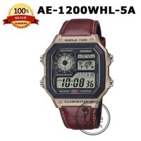 ราคา ประกัน1ปีและกล่อง CMG CASIO รุ่น AE 1200WH 1A AE 1200WH 1B AE 1200WHD 1V AE 1200WHL 5A นาฬิกาชาย แบทเตอรี่ 10ปี สายเรซิ่น AE1200 AE 1200 (23595613605)