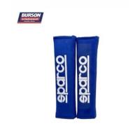 ราคา นวมหุ้มเบลท์ นวมหุ้มเข็มขัดนิรภัย Sparco สีน้ำเงิน 1คู่ ของแท้ 100 Sparco blue seat belt cover (1627386693)