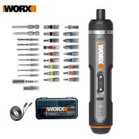 ราคา Worx 4V ไดร์ฟเวอร์ USB WX240ไขควงไฟฟ้าขนาดเล็กWX242สกรูไฟฟ้าไร้สายอัจฉริยะสามารถชาร์จใหม่ได้ Kjmp97 30ชุดบิต (22435297024)