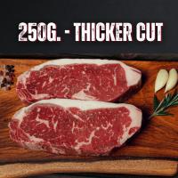 ราคา Striploin Steak 100 Grass Fed New Zealand Beef 1 kg เนื้อสเต็ก สตริปลอยน์ 1 กิโลกรัม เนื้อนำเข้าจากนิวซีแลนด์ เนื้อพรีเมียม (22726461804)