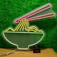 ราคา ป้ายไฟLED ป้ายไฟนีออน ป้ายไฟอะคริลิค ป้ายไฟหน้าร้าน ป้ายไฟ รูปบะหมี่ แบบเสียบปลั๊กไฟ ป้ายไฟตกเเต่งร้าน (20690745962)