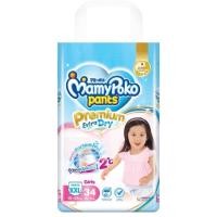 ราคา MAMYPOKO มามี่โพโค กางเกงผ้าอ้อมเด็ก PANTS รุ่น PREMIUM EXTRA DRY ไซส์ S XXXL 001 (24962915136)