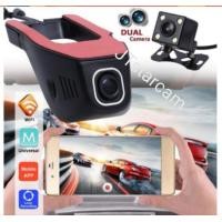 ราคา กล้อง ติด รถยนต์ กล้อง หน้า กล้อง หลัง กล้อง ติด รถยนต์ wifi กล้อง wifiหน้า หลัง FHD1080P รุ่น F5B (1423696063)