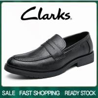 ราคา Clarks รองเท้าผู้ชาย รุ่น สีดำ รองเท้าหนังแท้ รองเท้าทางการ รองเท้าแบบสวม รองเท้าแต่งงาน รองเท้าหนังผู้ชาย (19681055563)