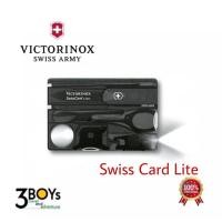 ราคา Victorinox Swiss Card Lite with LED Light 0 7300 T มีดพก 13 ฟังก์ชั่น สวิสการ์ด มีไฟ Led ของใหม่ ของแท้100 (16441627505)