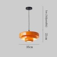 ราคา ไฟห้อยเพดาน ยุคกลางศตวรรษห้องครัว โคมไฟห้อย ไฟระย้า โคมไฟโลหะสีส้มสไตล์โมเดิร์น โคมไฟแขวน สำหรับห้องนั่งเล่น โต๊ะทานอาหาร ห้องครัว ร้านกาแฟ (24269131265)
