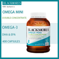 ราคา Blackmores Odourless Fish Oil Mini Double Concentrate 400 แคปซูล แบลคมอร์ส โอเมก้า มินิ ดับเบิ้ล คอนเซนเทรต ฟิช ออยล์ (24832291345)
