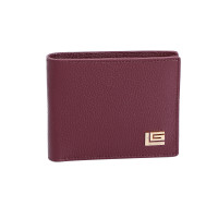 ราคา Guy Laroche กระเป๋าสตางค์พับสั้น รุ่น MILDLY สีแดงมารูน (24988194963)