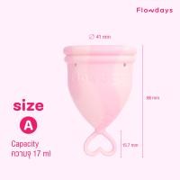 ราคา เซตถ้วยอนามัย FlowDays SizeA ครบชุด ถ้วย น้ำยาล้าง Flowmate เลือกสีถ้วยได้ (24803835280)