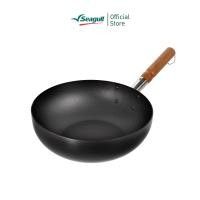 ราคา Seagull กระทะทรงลึกนอนสติ๊ก แบล็ค ดราก้อน อินดักชั่น 30 ซม Black Dragon Non stick Induction Deep Fry Pan 30 cm (24806861581)