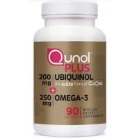 ราคา พร้อมส่ง Qunol Plus Ubiquinol CoQ10 200mg with 250mg Omega 3 90 Count (24493223227)