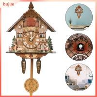 ราคา BUJUE Retro Quartz Handcraft Wooden Coo Coo Cuckoo Clocks Chime Alarm Clock Wall Clock (9112553244)