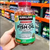 ราคา พร้อมส่ง Kirkland Wild Alaskan Fish Oil 1400 mg 230 Softgels Exp 01 2027 (24005123832)