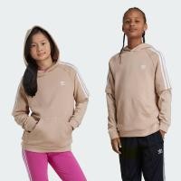 ราคา adidas ไลฟ์สไตล์ เสื้อฮู้ด Trefoil สำหรับเด็ก เด็ก สีเบจ IY0007 (22503767072)