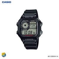 ราคา นาฬิกาข้อมือผู้ชาย สายเรซิ่น Casio Standard Digital รุ่น AE 1200WH AE 1200WH 1A AE 1200WH 1B สายเรซิ่น (17638280549)