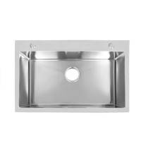 ราคา ซิงค์ล้างจาน อ่างล้างจานสแตนเลส 304 1 หลุม หนา 4 mm อ่างล้างมือ อ่างสแตนเลส ชั้นวางของครัว อ่างล้างผัก อ่างน้ำหลุมเดียว ซิงค์สแตนเลส ซิงค์ล้างมือ อ่างล้างจานมือ ซิ้งล้างจานถูก (24789820538)