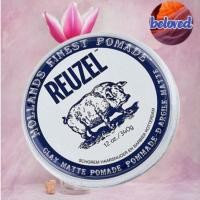 ราคา REUZEL Clay Matte Pomade 340g โพเมดสีขาว สำหรับจัดแต่งทรงผม (23790597431)