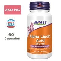 ราคา อัลฟาไลโปอิก NOW Foods Alpha Lipoic Acid 250 mg 60 Capsules 250 มก 60 แคปซูล (24285817745)
