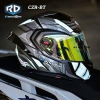 ราคา หมวกกันน็อคเต็มใบหุ้มคาง RD รุ่น CZR BTรองรับการติดบลูทูธ Bluetooth Helmet ถอดซักได้ ฟรีถุงผ้า แถมชิวฟรีอีก1 แผ่น หมวกกันน็อคเต็มใบ S M L XL (24790507229)