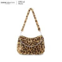 ราคา Louis Montini ROAR 2000s กระเป๋าสะพายข้างขนเฟอร์ลายเสือดาว 2000s ROAR01 (24551114202)