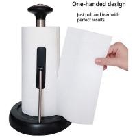 ราคา Paper Towel Holder Standing Paper Towel Organizer Roll Dispenser for Kitchen Countertop Home Dining Table (23062765598)