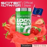 ราคา SCITEC NUTRITION Whey Protein Isolate strawberry 700 g รสสตรอเบอร์รี่ เวย์โปรตีน ไอโซเลท พรีเมี่ยมเวย์ นำเข้า สร้างกล้ามเนื้อ ลีนเวย์ Whey Isolate with Amino acids (23264590207)