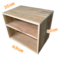 ราคา ชั้นวางของหัวเตียง 49 35 40cm ตู้ใส่เครื่องเสียง ชั้นทีวี (22409901042)