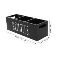 ราคา Wooden Remote Control Storage Box Stationery Storage Box Glasses Watch Organizing Storage Holder Household Storage Organization (24115693265)