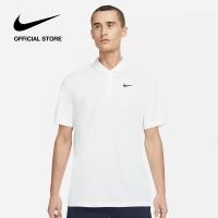 ราคา Nike Dri FIT Mens Court Tennis Polo White ไนกี้ เสื้อโปโลผู้ชาย Court Tennis สีขาว (15194677985)