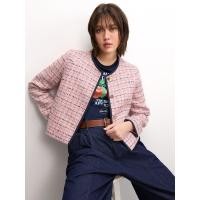 ราคา Pomelo เสื้อแจ็คเก็ตผ้าทวีต Tweed Jacket (24557133632)