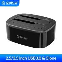 ราคา ORICO 6228US3 C Dual Bay 36TB HDD Docking Station พร้อมออฟไลน์ Clone SATA ไปยัง USB 3 0 External Hard Drive Docking Station สำหรับ 3 5 2 5 HDD SSD Enclosure (9545529091)