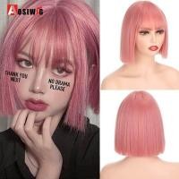 ราคา CosTume Party K AOSI สังเคราะห์วิกผมบ๊อบสั้นตรงผมธรรมชาติเรียบสีบลอนด์สีชมพูสีเทาสีเขียวคอสเพลย์วิกผมโลลิต้าสำหรับผู้หญิงสีดำสีขาว (16354763249)