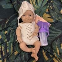 ราคา ซิลิโคน Reborn ตุ๊กตา 13 นิ้วเปิดปาก Boy Unpainted ทาสีตุ๊กตาทารกแรกเกิด Reborn de ซิลิโคนจริง (24913734597)