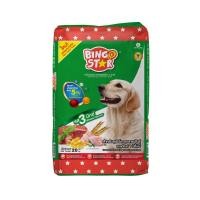ราคา พร้อมส่ง อาหารสุนัข Bingo Star 3 Mix สุนัขโต ทุกสายพันธุ์ ขนาด 20 กิโลกรัม (21443847768)