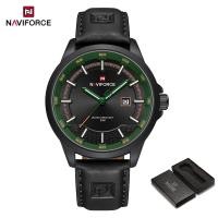 ราคา NAVIFORCE นาฬิกาควอตซ์ง่ายผู้ชายของแท้สายหนังระบายอากาศได้NF9248L นาฬิกาลำลองแฟชั่นของผู้ชาย30เมตรปฏิทินเรืองแสงกันน้ำ (23510555010)
