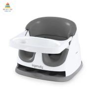 ราคา Ingenuity Baby Base 2 in 1 Booster Feeding และ Floor Seat Slate เก้าอี้ทานข้าวเด็ก (22617954351)