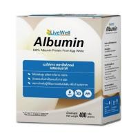 ราคา Livewell Albumin ลีฟฟ์เวลล์ อัลบูมิน ผงไข่ขาว ไข่ขาว 100 รสดั้งเดิม รสธรรมชาติ ขนาด 400 กรัม (24332212405)