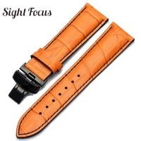 ราคา สายนาฬิกาข้อมือหนัง 22 มม 23 มม สําหรับ for Mido Multifort M005 M005930 สายนาฬิกาข้อมือ สําหรับ Omeg Blancpain Luminox Watchbands Gents (19857325336)