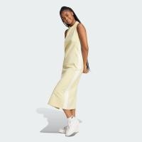 ราคา adidas Lifestyle Essentials 3 Stripes Long Racerback Dress Women Yellow JE1210 (22772418771)