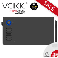 ราคา VEIKK ร้านค้าทางการของ VEIKK A15 เมาส์ปากกาดิจิตอล สกรีนแพดเต็มรูปแบบ ขนาด 10 x 6 นิ้ว ความเร็วต่อแรงกด 8192พร้อมปากกาสไตลัส ไม่ต้องใช้แบตเตอรี (656380384)