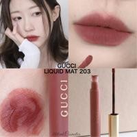 ราคา NEW แท้ป้ายคิง GUCCI Lipstick Rouge A Levres liquid Mat Lip Colour 3 5G ลิปแบบจุ่มเนื้อแมท สินค้าของเเท้จาก King Power (14547621902)