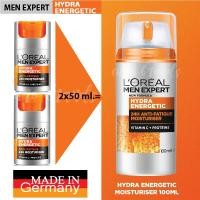 ราคา Exp 2028 LOreal Men Expert Hydra Energetic Anti Fatigue 50 100 ml ครีมบำรุงชาย ผลิตในเยอรมัน (23916354933)