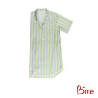 ราคา Bme ชุดนอนรูปแบบกระโปรงแขนสั้น คอปกฮาวาย รุ่น ME8604 มี 3 สี สีชมพูม่วง สีส้มเขียว สีเขียวม่วง (23157626120)